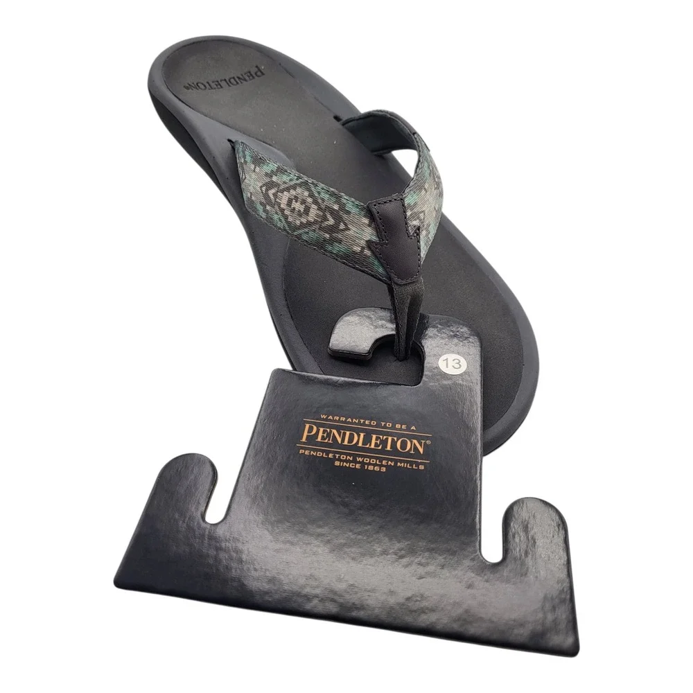 Pendleton Men's Carico Pattern Flip Flops Sandals Casual Comfort Slides